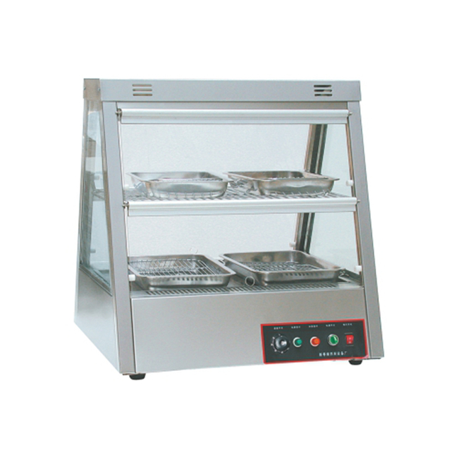 Commercial Warming Showcase Hot Food Warmer Display Showcase with Electric Food Display Warming Showcase