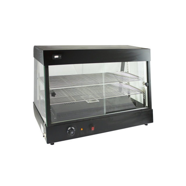 Kitchen Equipment Commercial Electric Glass Food Pie Warmer Merchandiser Display Showcase